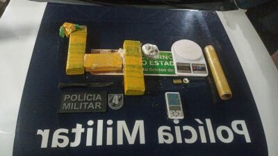 Imagem da notícia PM apreende drogas e munições após acidente com morte em Chapadão do Sul